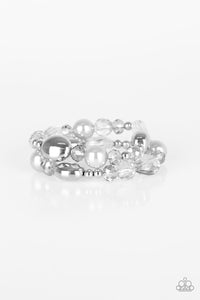 Downtown Dazzle - Silver - Paparazzi Bracelet