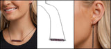 Timelessly Twinkling - Red - Paparazzi Short Necklace - Pink Diamond Exclusive