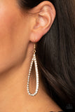 Glitzy Goals - Gold - Paparazzi Earrings