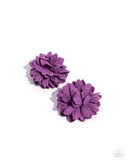 Paper Paradise - Purple - Flower Hair Clips