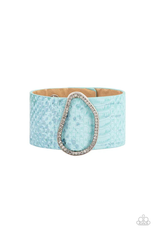 HISS-tory In The Making - Blue - Wrap Bracelet