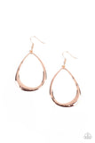 ARTISAN Gallery - Rose Gold -  Paparazzi Earrings