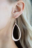 ARTISAN Gallery - Rose Gold -  Paparazzi Earrings