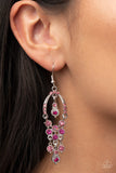 Sophisticated Starlet - Pink - Paparazzi Iridescent Earrings