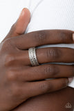 Rebellious Ridges - Silver - Paparazzi Ring