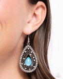 Cloud Nine Couture - Blue - Paparazzi Earrings