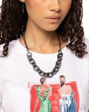 Urban Acoustics - Black - Paparazzi Necklace