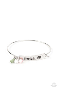 Flirting with Faith - Green - Paparazzi Inspirational Bracelet