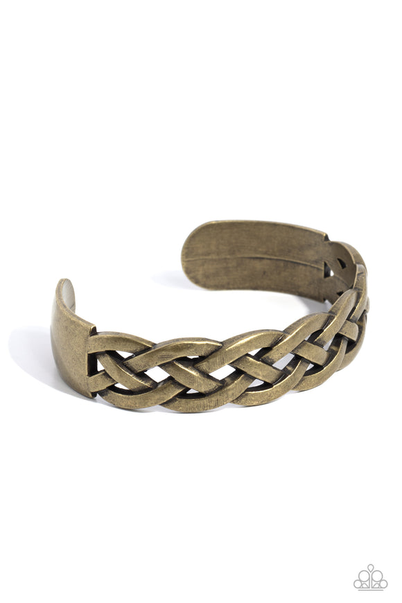 Celtic Cuff - Brasst - Paparazzi Accessories PREORDER