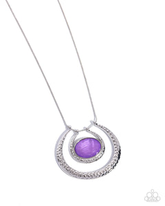 If the HORSESHOE Fits - Purple - Paparazzi Necklace