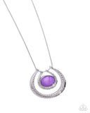 If the HORSESHOE Fits - Purple - Paparazzi Necklace