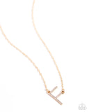 INITIALLY Yours - Gold - F