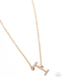 INITIALLY Yours - Gold - I