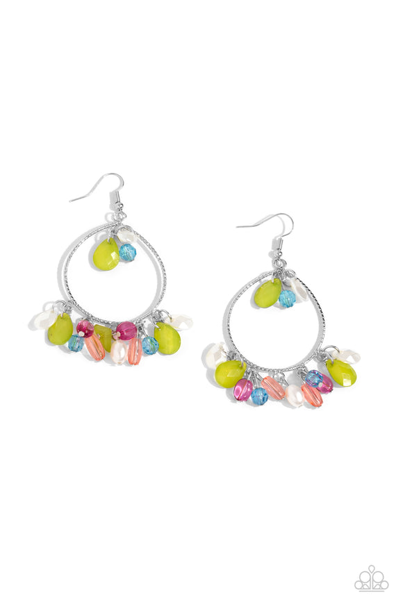 Elite Expression - Multi - Paparazzi Earrings