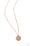 Initial Elegance - Rose Gold - P
