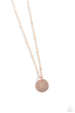 Initial Elegance - Rose Gold - R