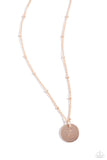 Initial Elegance - Rose Gold - X