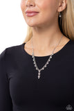 Executive Embellishment - White - Paparazzi Necklace