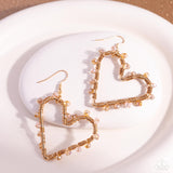 HEART of Your World - Gold - Paparazzi Accessories