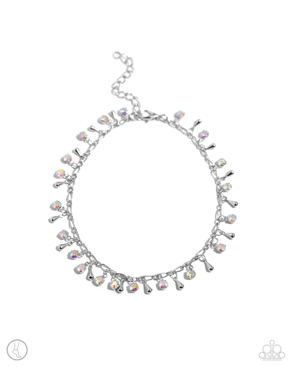 Sprinkled Selection - Multi - Paparazzi Anklet