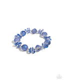 Lets Start at the FAIRY Beginning - Blue - Paparazzi Stretch Bracelet