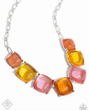 Reflective Range - Pink - Paparazzi Multi Necklace