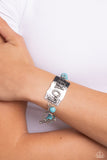 Lovely Stones - Blue - Paparazzi Turquoise Love Toggle Bracelet