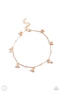 A SMILE A Minute - Gold - Paparazzi Anklet