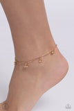 A SMILE A Minute - Gold - Paparazzi Anklet