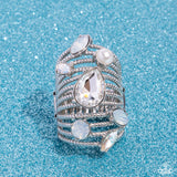 Treasure Tapestry - White - Paparazzi LOP Ring