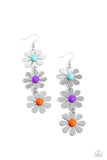 Daisy Dame - Purple - Paparazzi Flower Earrings