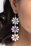 Daisy Dame - Purple - Paparazzi Flower Earrings