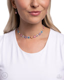 Floral Falsetto - Multi - Paparazzi Flower Choker Necklace