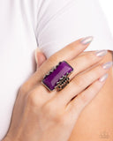 Scalloped Stone - Purple - Paparazzi