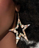 Variegated Value - Multi - Paparazzi July 2024 LOP  Star Earrings