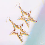 Variegated Value - Multi - Paparazzi July 2024 LOP  Star Earrings