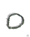 Matte Makeover - Green - Paparazzi Urban Stretch Bracelet