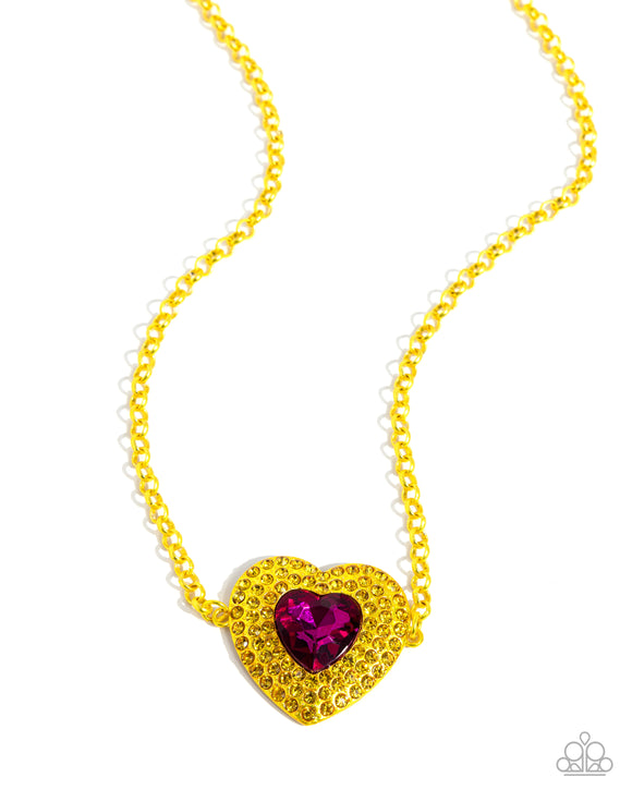 Locket Leisure - Yellow - Paparazzi