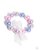 Girly Glam - Multi - Paparazzi Pearl Ribbon Bracelet