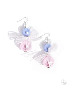 Elegance Ease - Multi - Paparazzi Pearl Ribbon Earrings