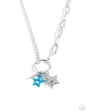 Stellar Sighting - Blue - Paparazzi Star Charm Necklace