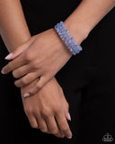 Cultured Cause - Blue  -  Paparazzi Accessories Coil Bracelet