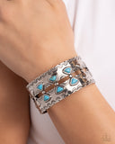 Harmonious Haven - Blue - Turquoise Cuff Bracelet