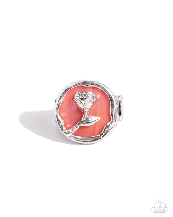 Belles Rose - Orange - Paparazzi Rose Ring