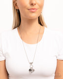 Nuanced Nautical - Black - Paparazzi Anchor Necklace