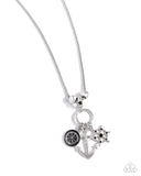 Nuanced Nautical - Black - Paparazzi Anchor Necklace