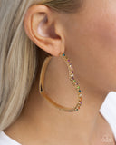 Halftime Hearts - Multi - Heart Hoop Earrings