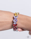 Gilded Gardens - Multi - Paparazzi  Pink Diamond All Cancer Support Bracelet