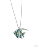 Tropical Talent - Green - Paparazzi  Fish Necklace