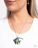 Tropical Talent - Green - Paparazzi  Fish Necklace